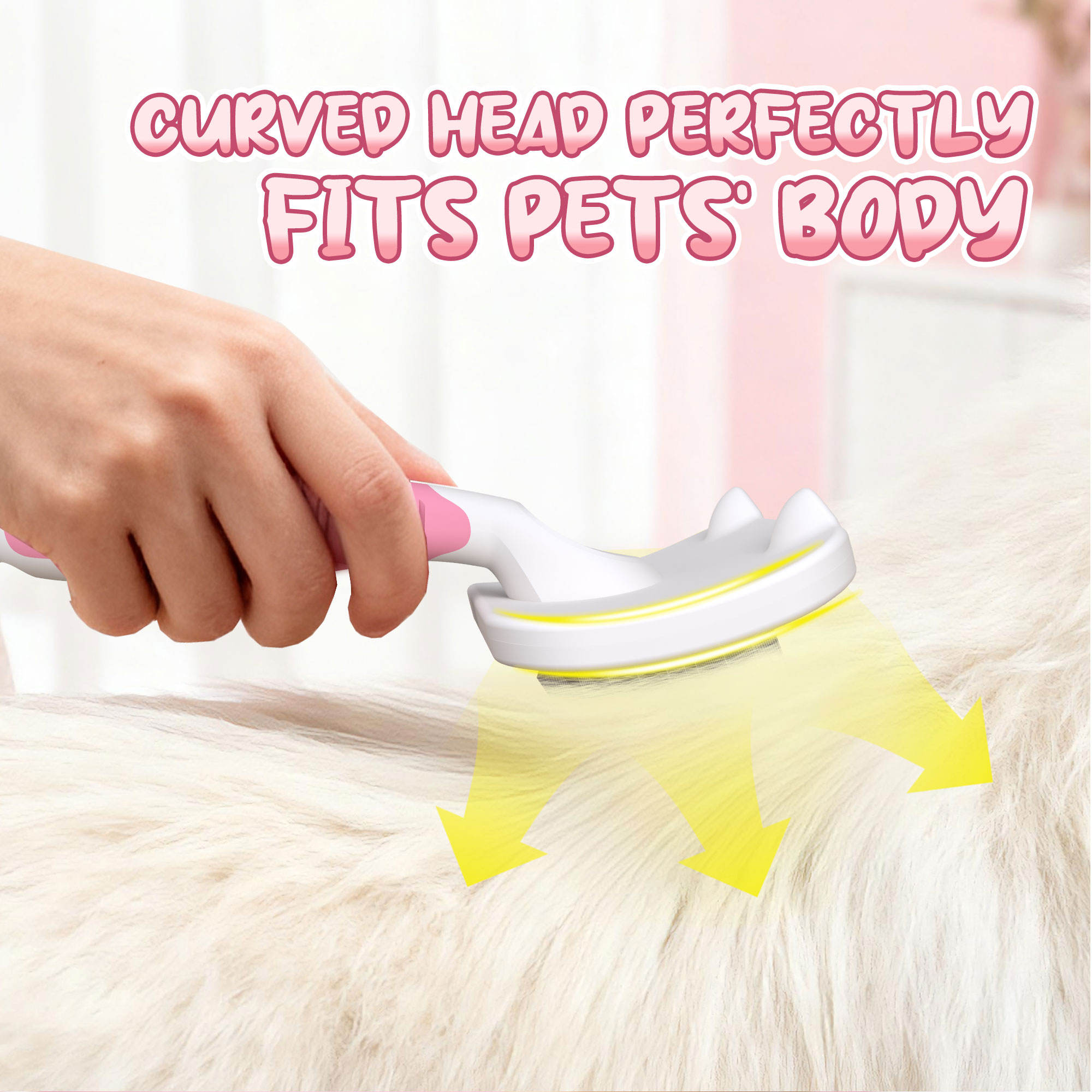 New Grooming Tools Series Small Size Pet Hair Grooming Shedding Slicker Brush for Dog and cat
