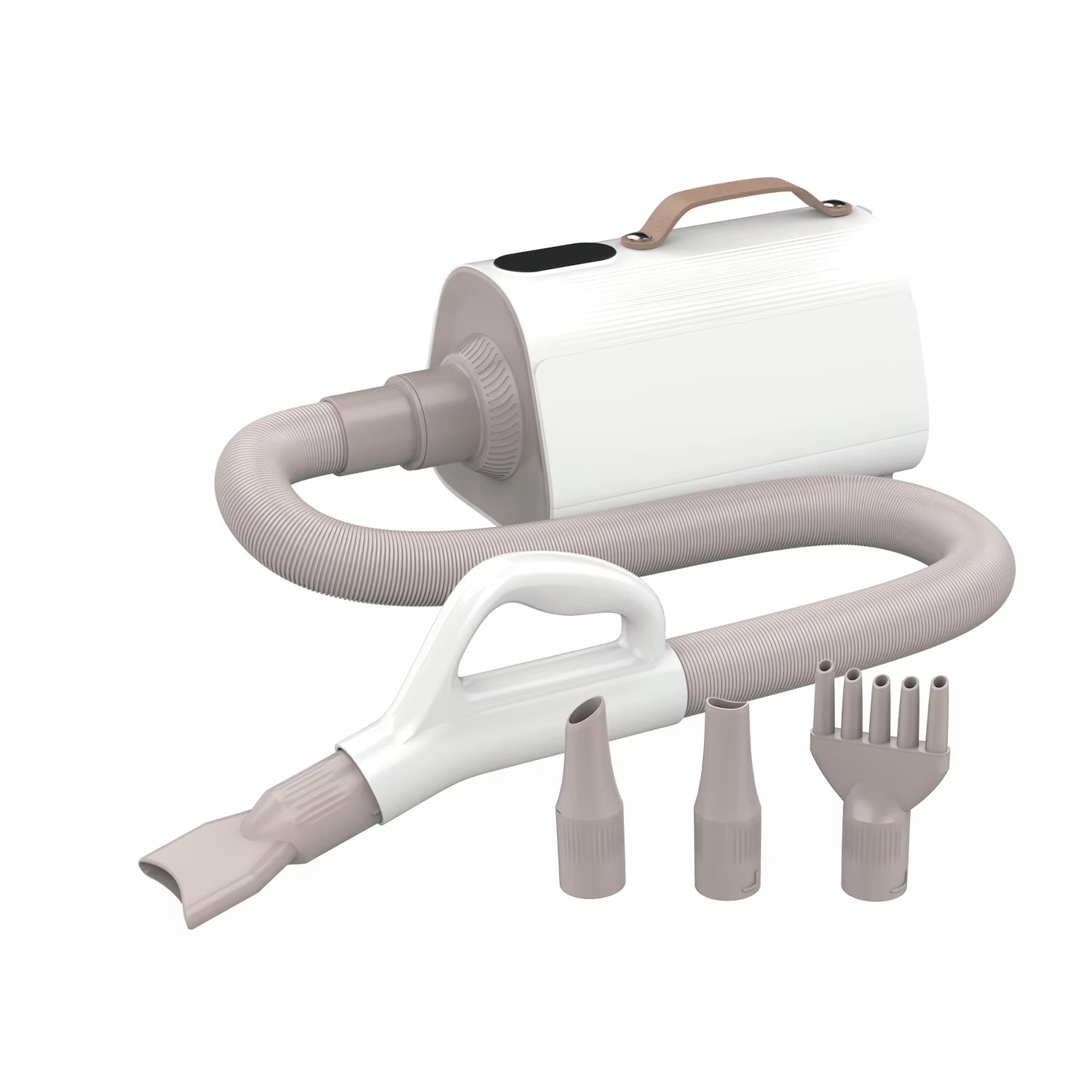 Home Use 4 Nozzles Screen Negative Ions Adjustable Airflow and Temperature Pet Grooming Dog Hair Force Dryer