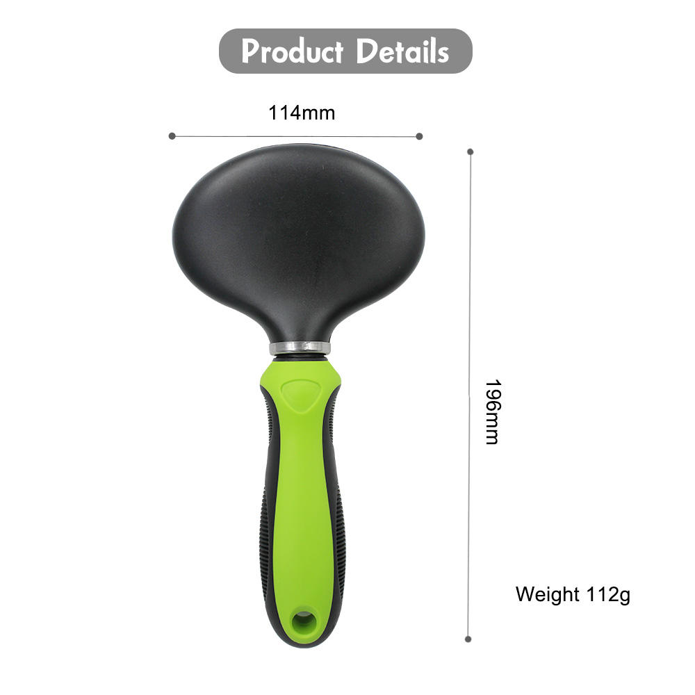 Professional Round Head Pet Long Short Hair Grooming Shedding Slicker Brush for Dog and Cat
