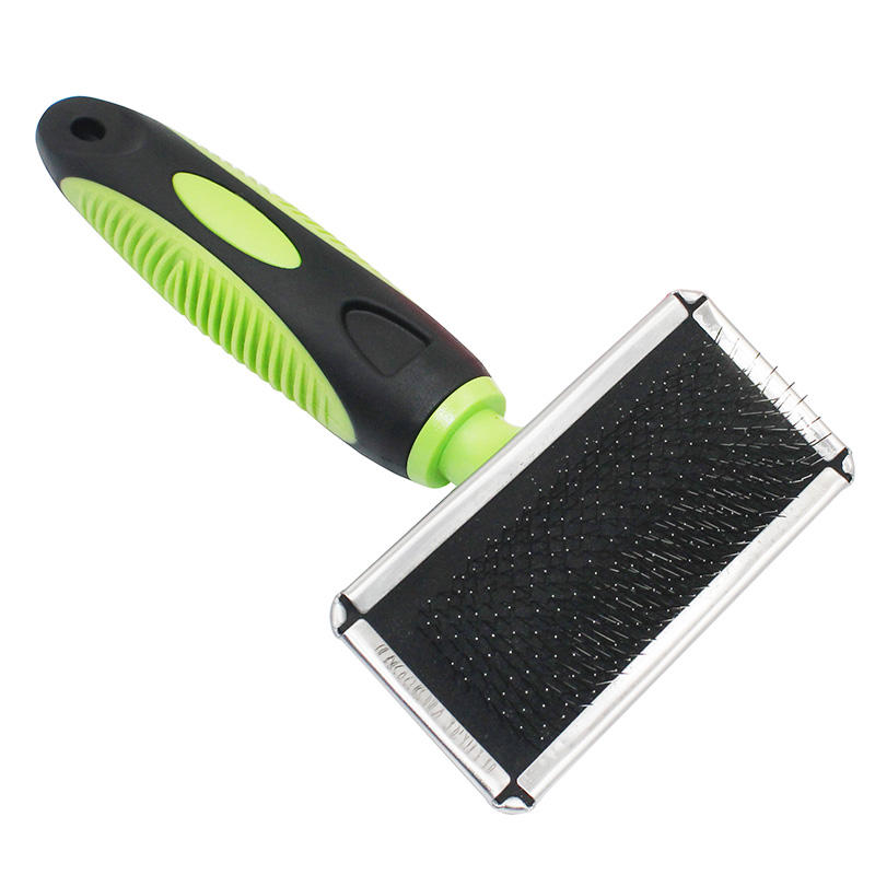 Stainless Steel Pins Pet Hair Grooming Dog Cat Slicker Brush